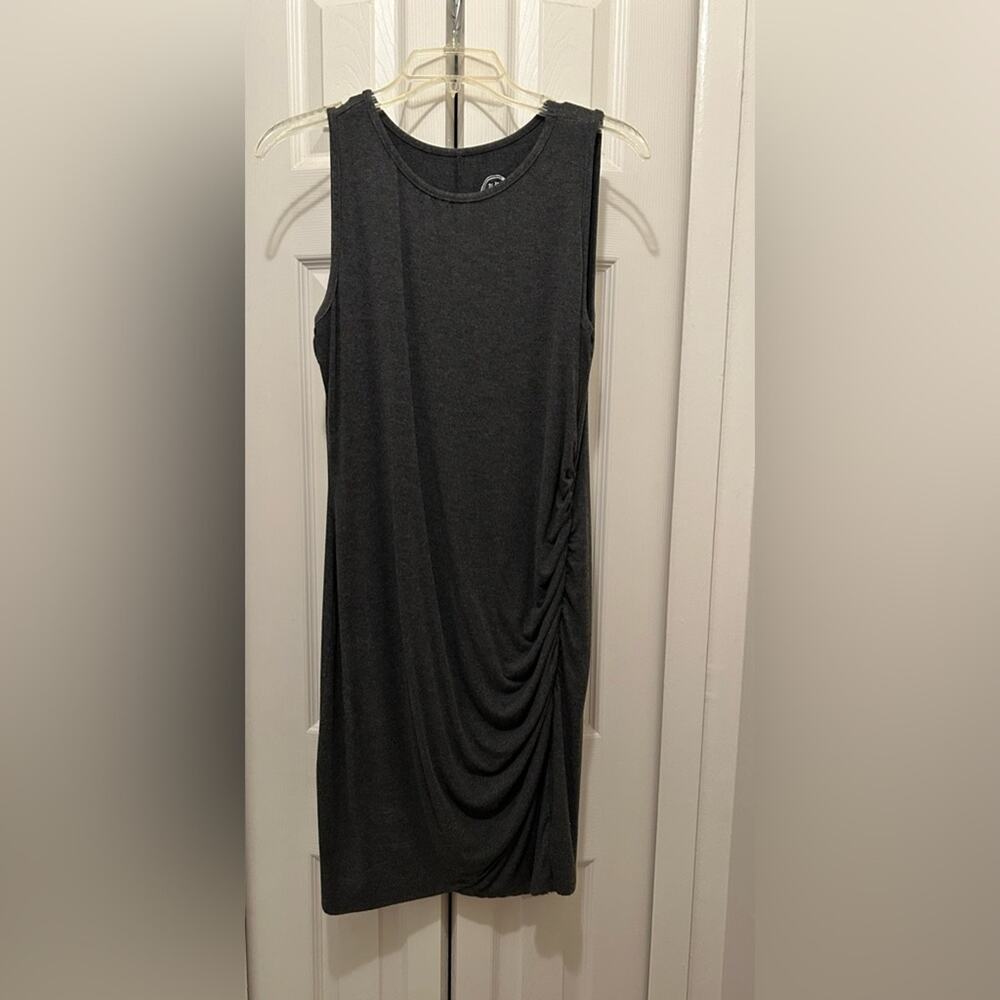 Maurices size medium charcoal gray stretchy spandex dress